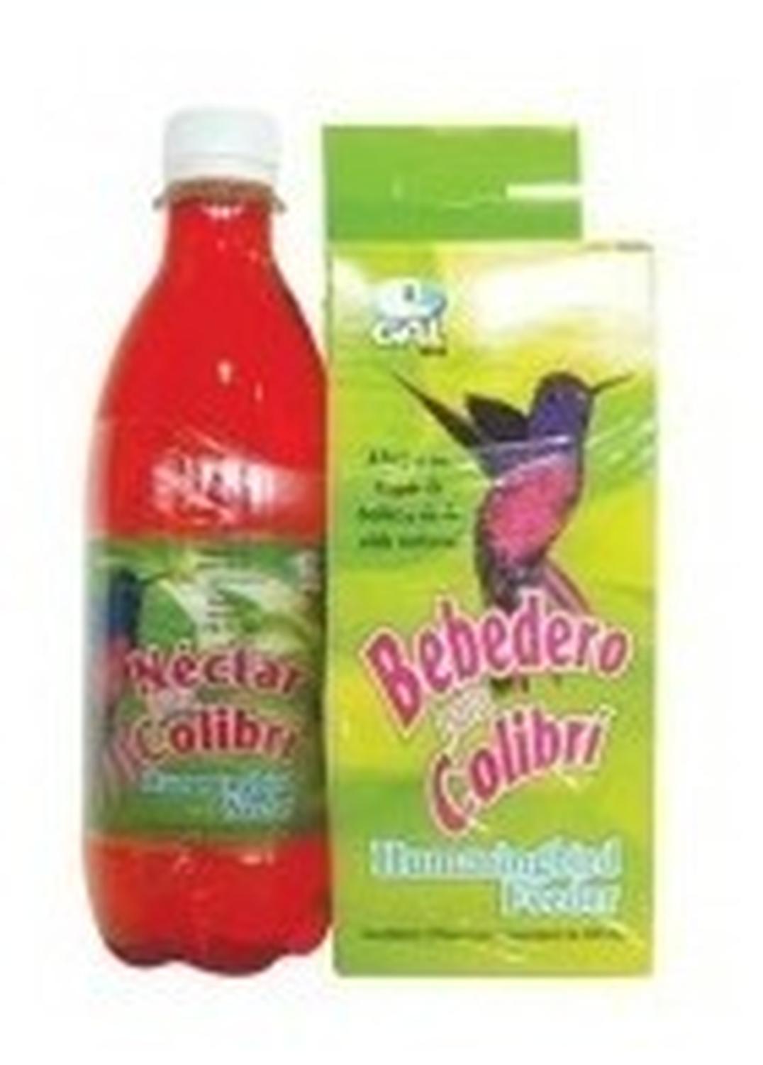 Combo Bebedero Y Néctar De 500 Ml Para Colibries