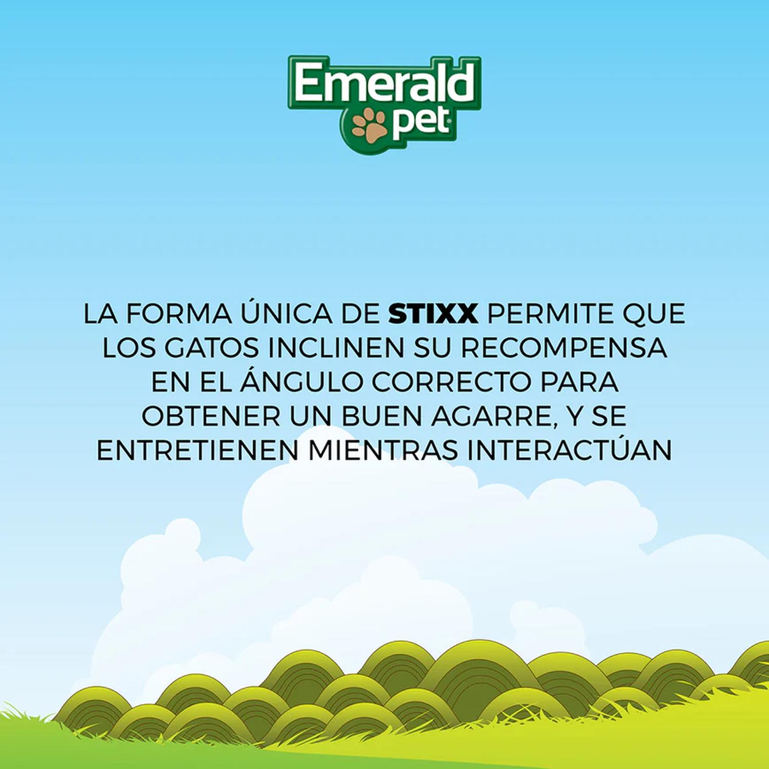 Premio dental para gatos Emerald Pet Dental Stixx catnip 102g