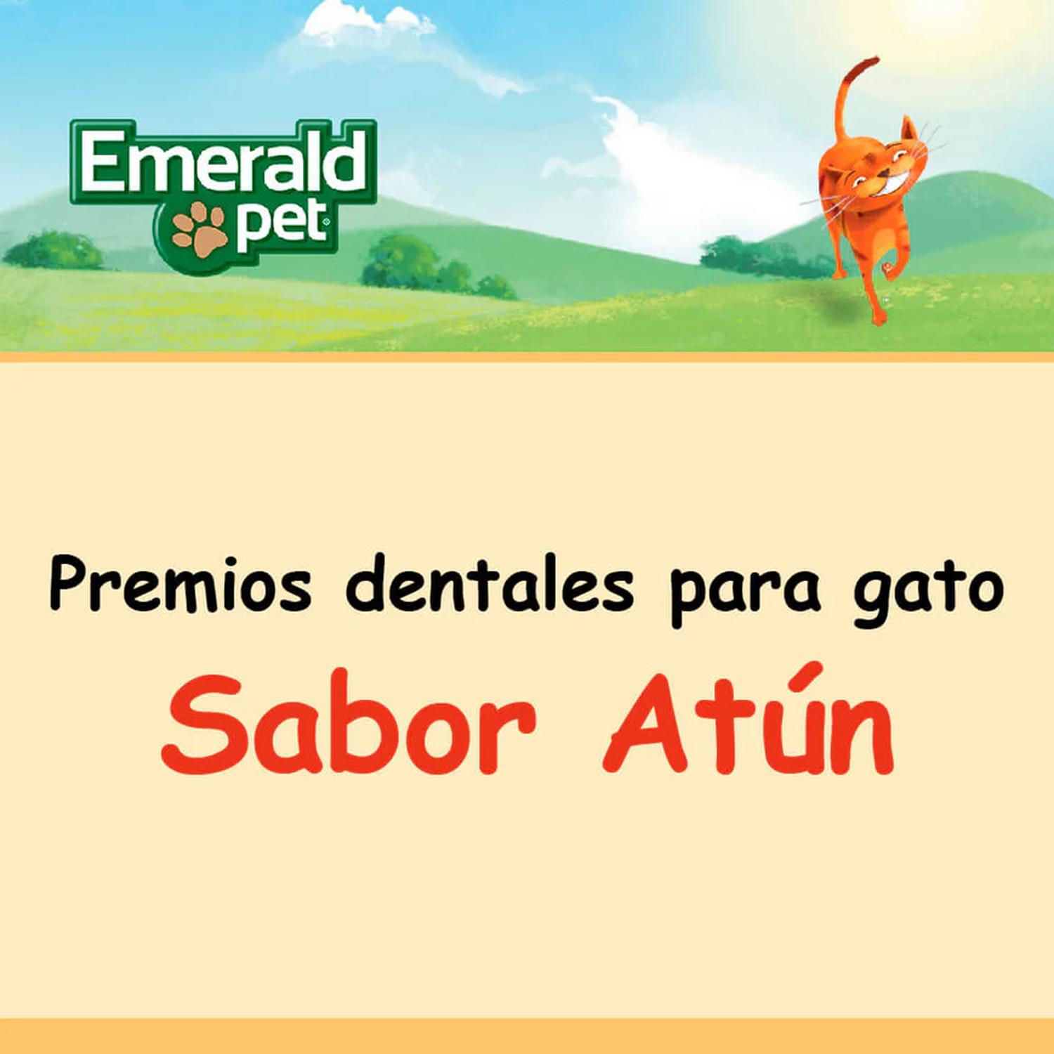 Premio dental para gatos Emerald Pet Smart N' Tasty atún 85g
