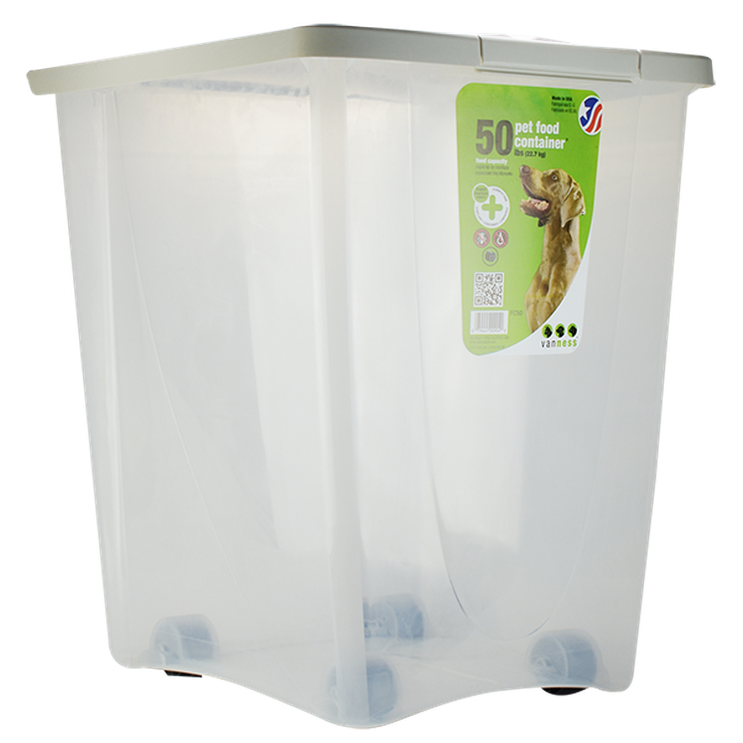 Van Ness contenedor de alimento croquetas de perro 22 kilos