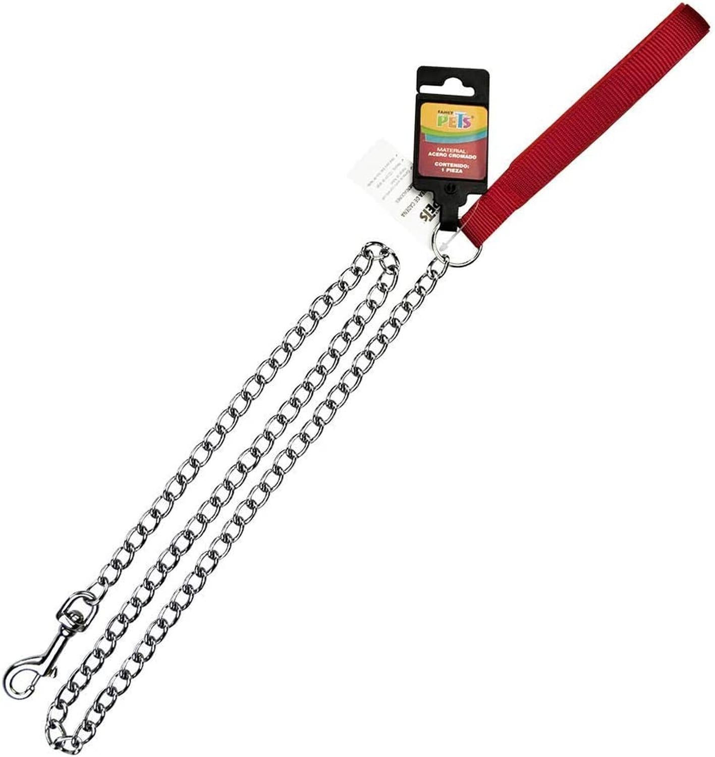 Fancy Pets Correa De Cadena Roja Para Perros 3.0 /120 Cm