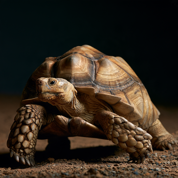 Raciones de comida para tortuga sulcata