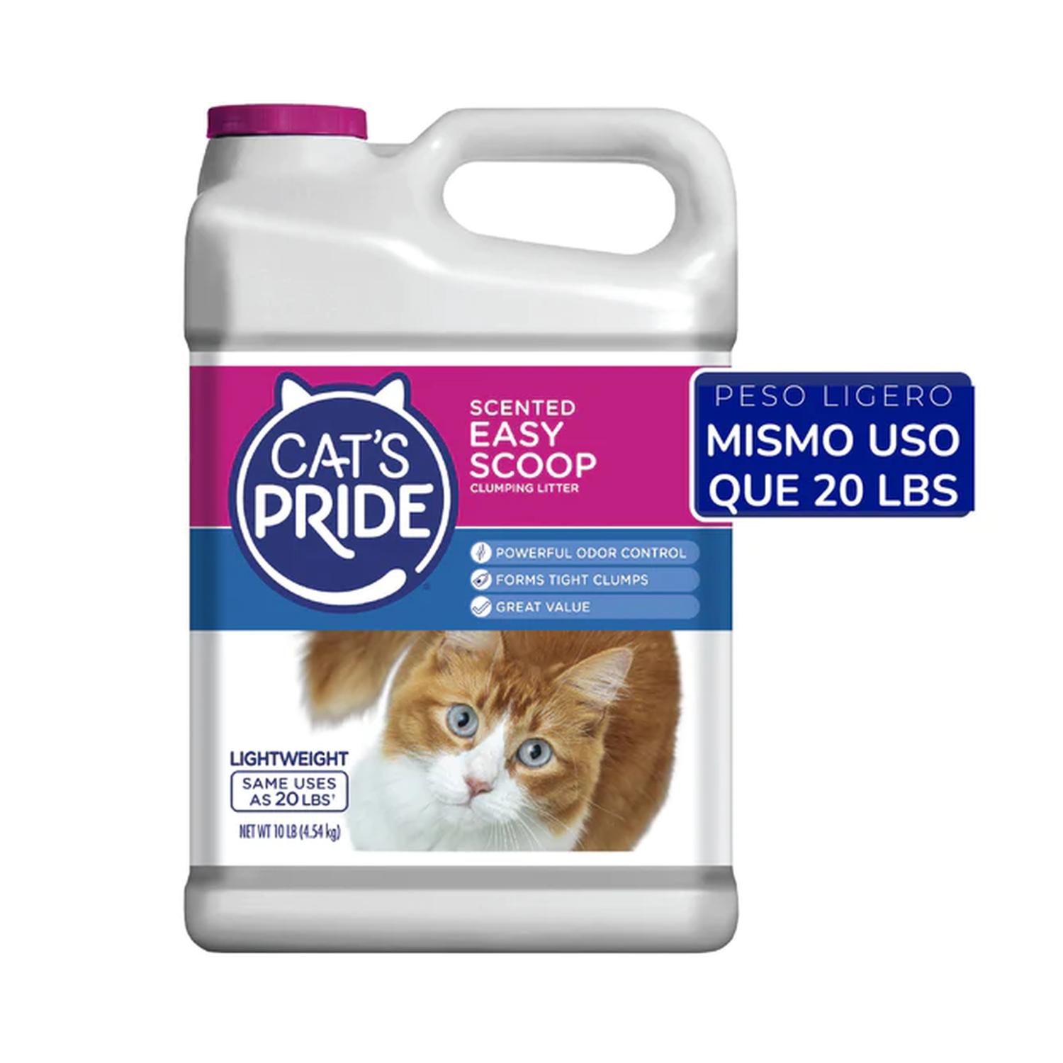 Cat's Pride Scented Easy Scoop Arena gato Aglutinante sin olores