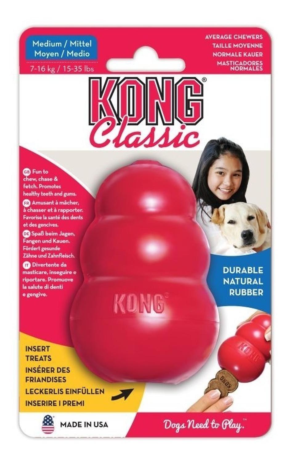 Juguete Para Perros Kong Clásico Mediano