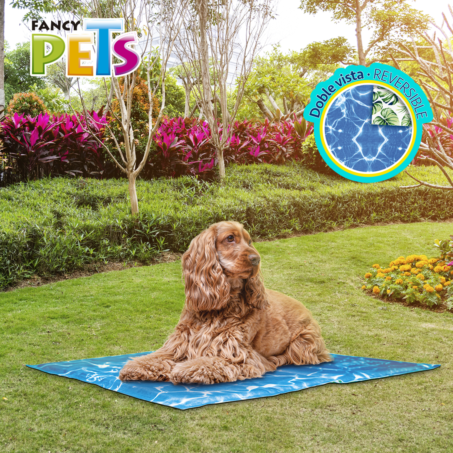Tapete refrescante para perros clima caliente tamaño grande