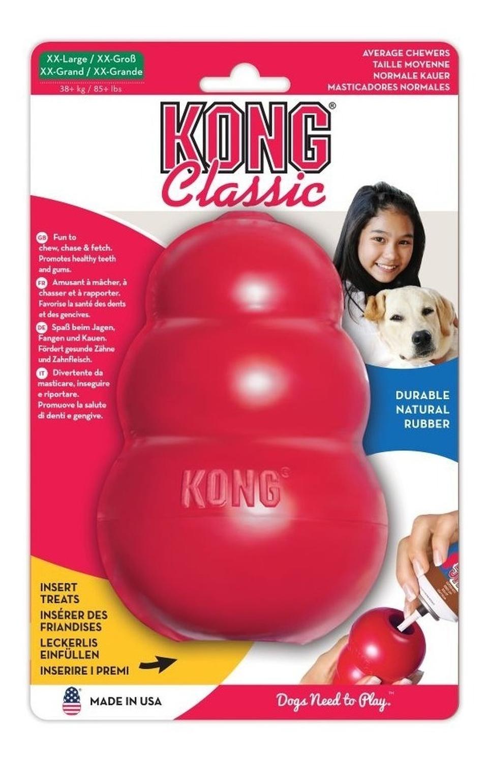 Juguete Para Perros Kong Clásico Extra Extra Grande