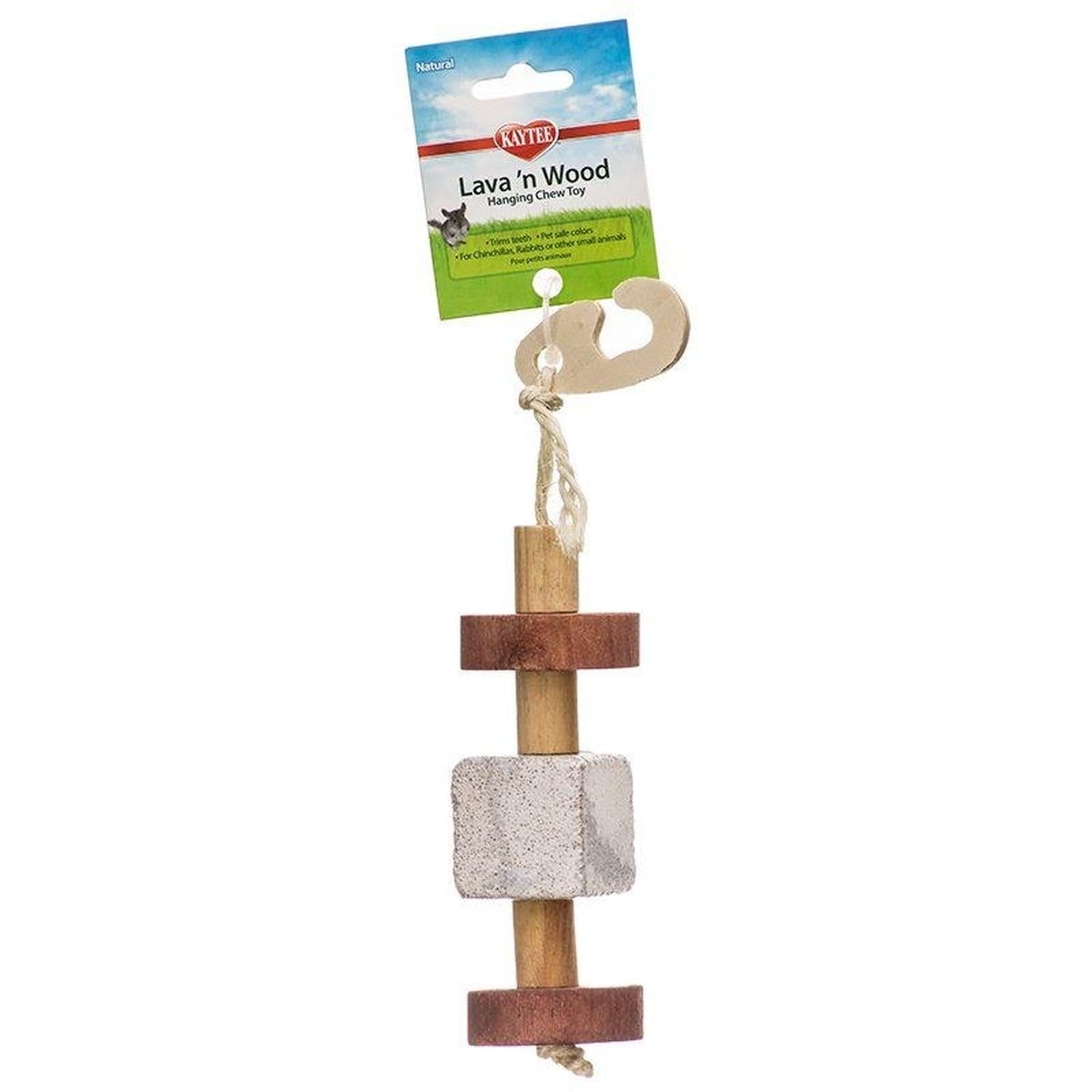 Kaytee juguete Colgante Lava Madera Lava N' Wood chinchilla