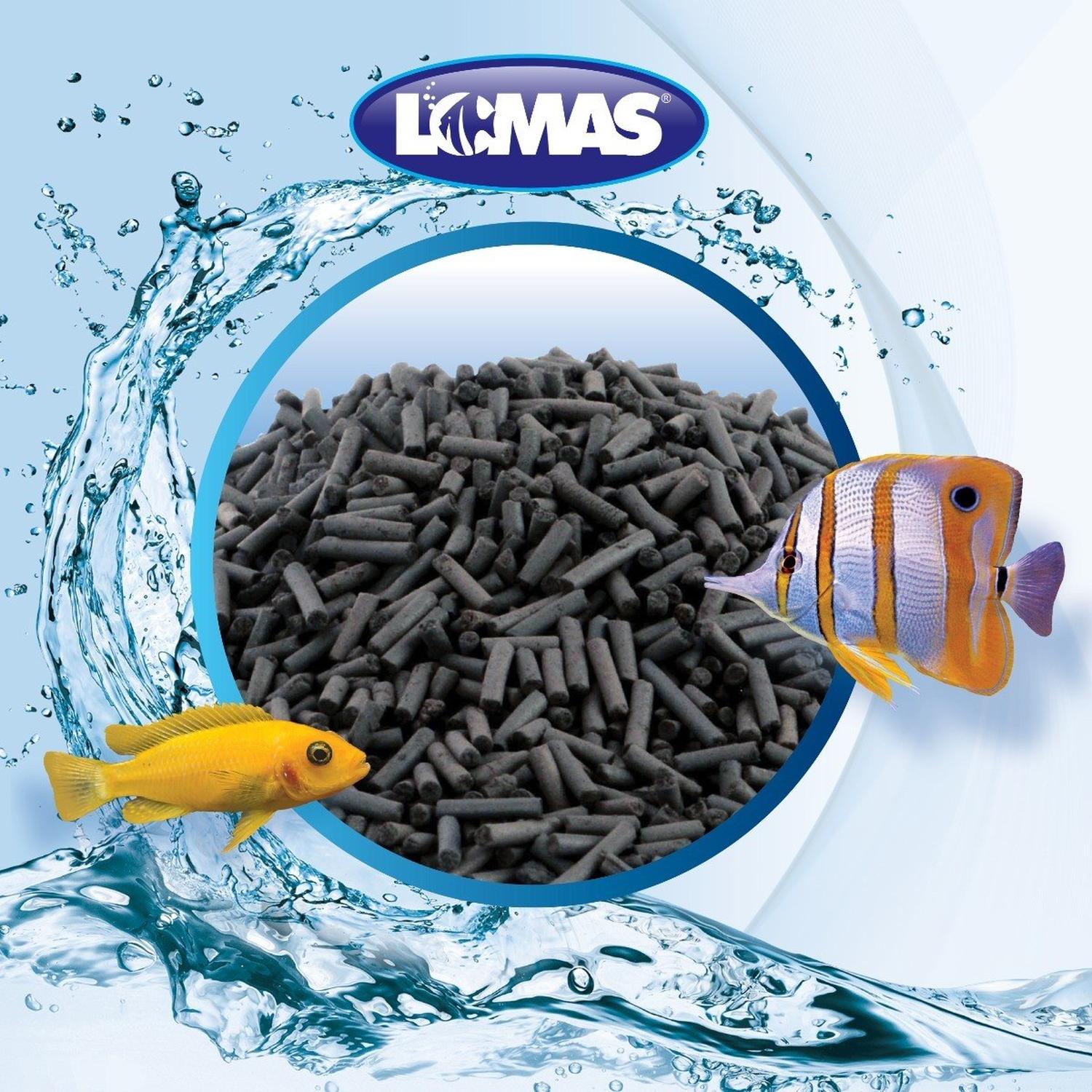 Carbón Activado Acuario 450g 1.5mm Filtrante Pecera malla