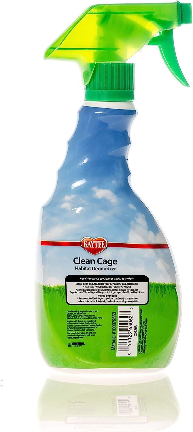 Kaytee desodorizante y limpiador jaula conejo y huron 946 ml