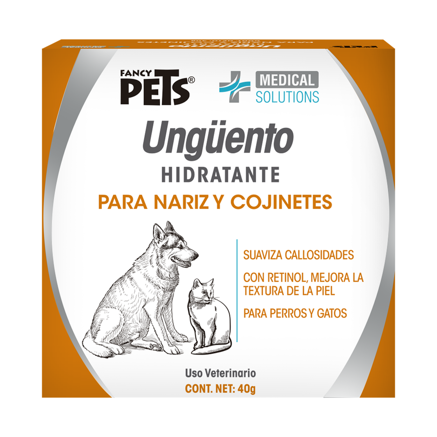 Ms Ungüento Hidratante Y Reparador Patas Y Nariz Perros 40g