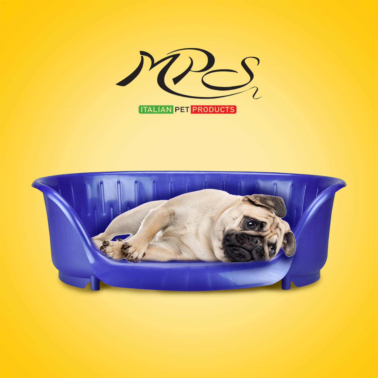 MPS Cama De Plástico Mediana Para Perro 66 Cm incontinencia