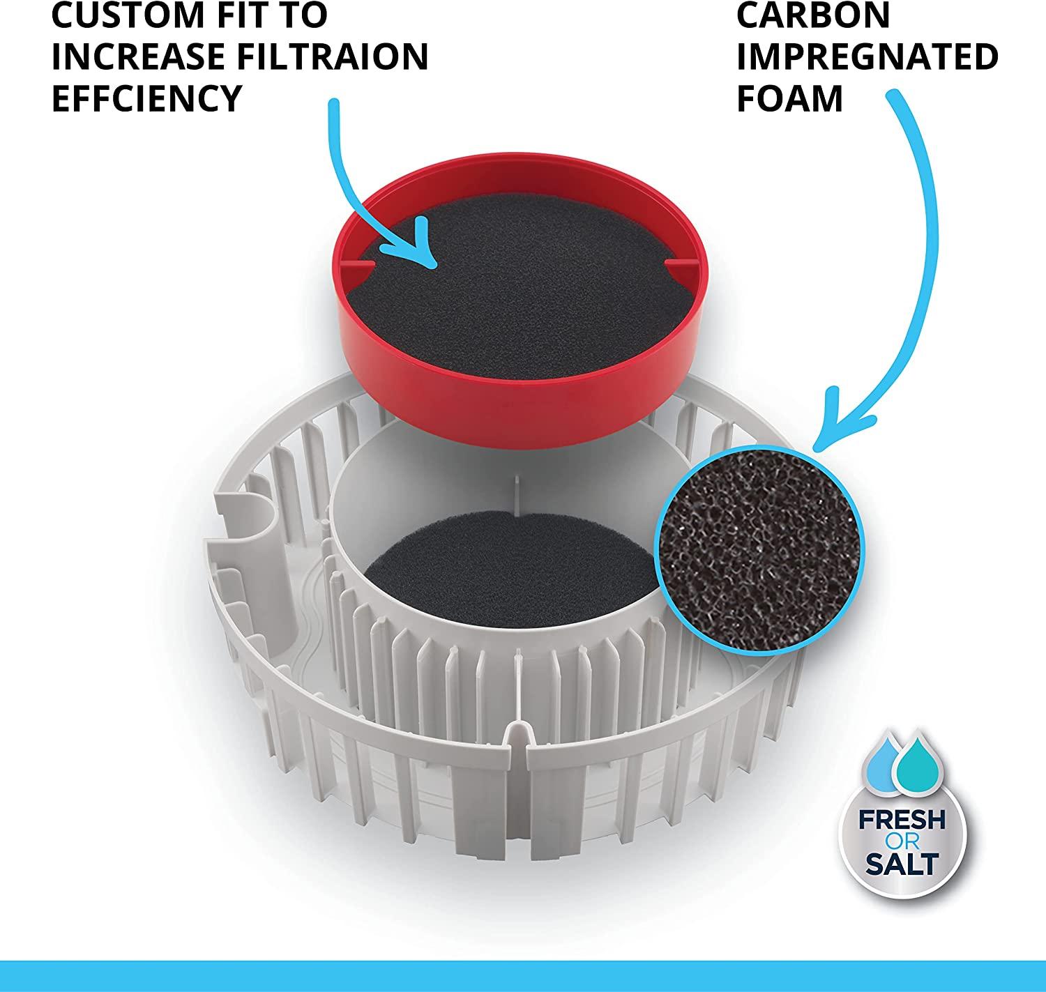 Repuesto Esponjas Carbón Impregnado FLUVAL FX4 FX5 FX6 2 Pza