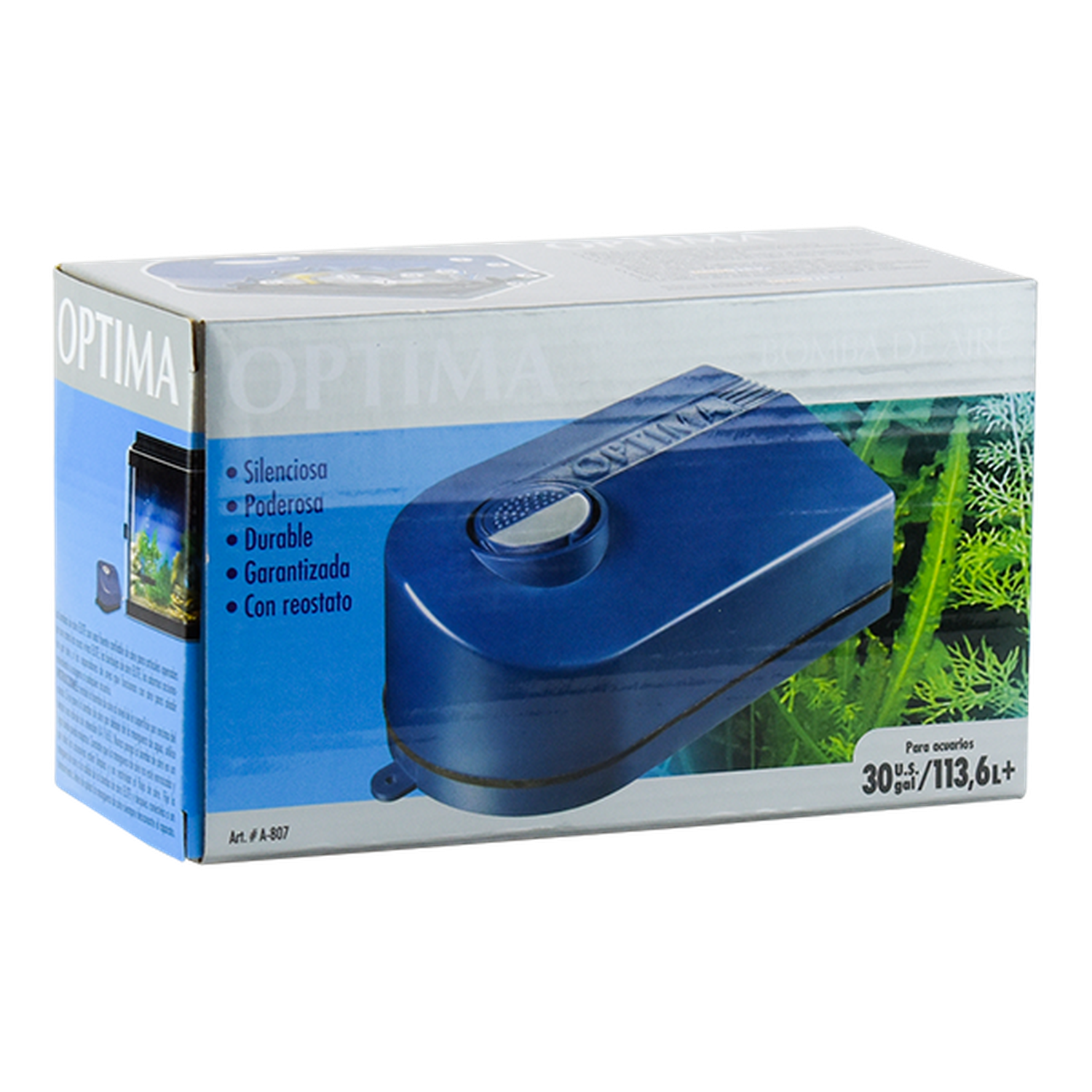 Elite oxygenating air pump for aquarium Optima 113.5 lts