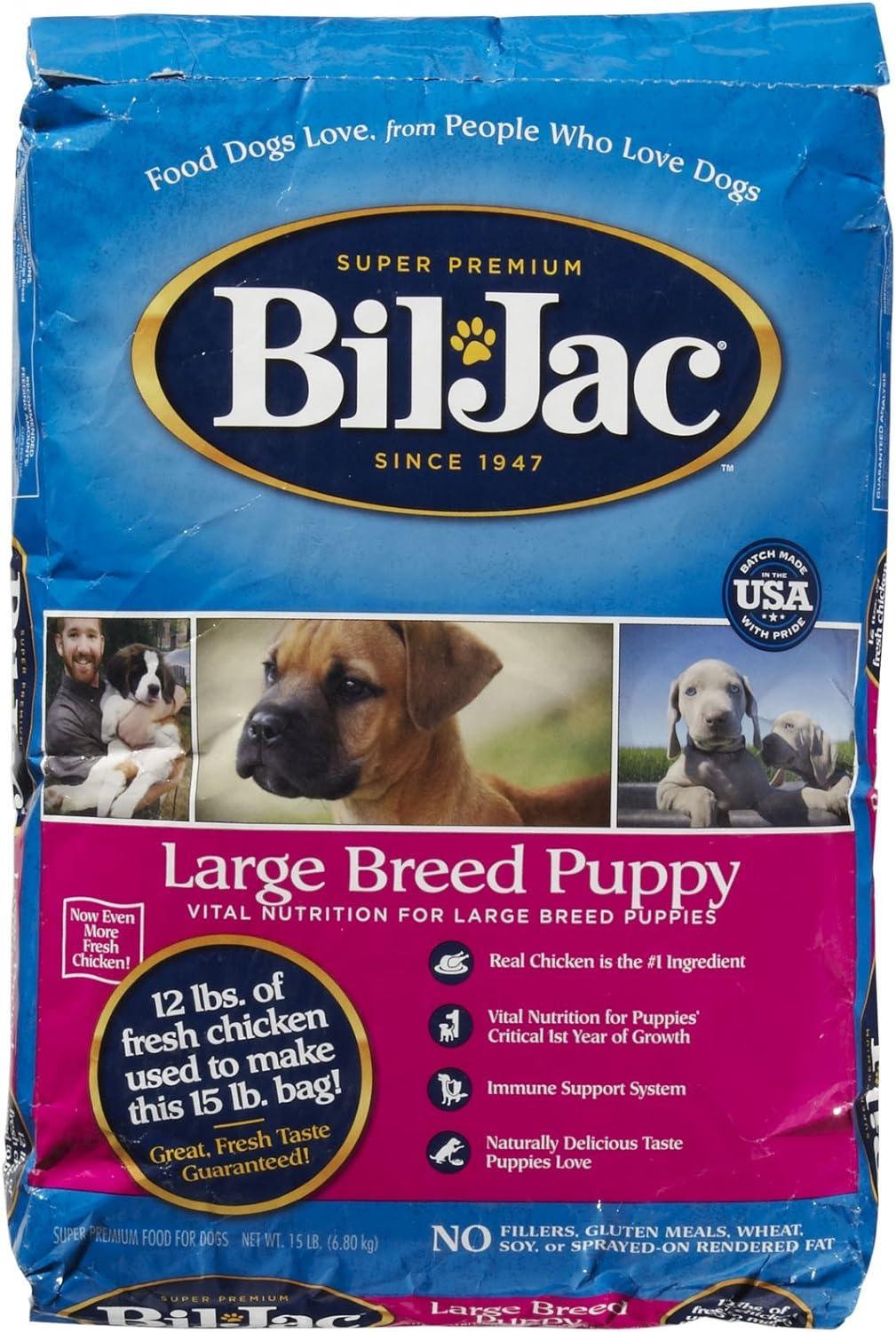 Bil-Jac alimento perro cachorro de raza grande 6.80kg