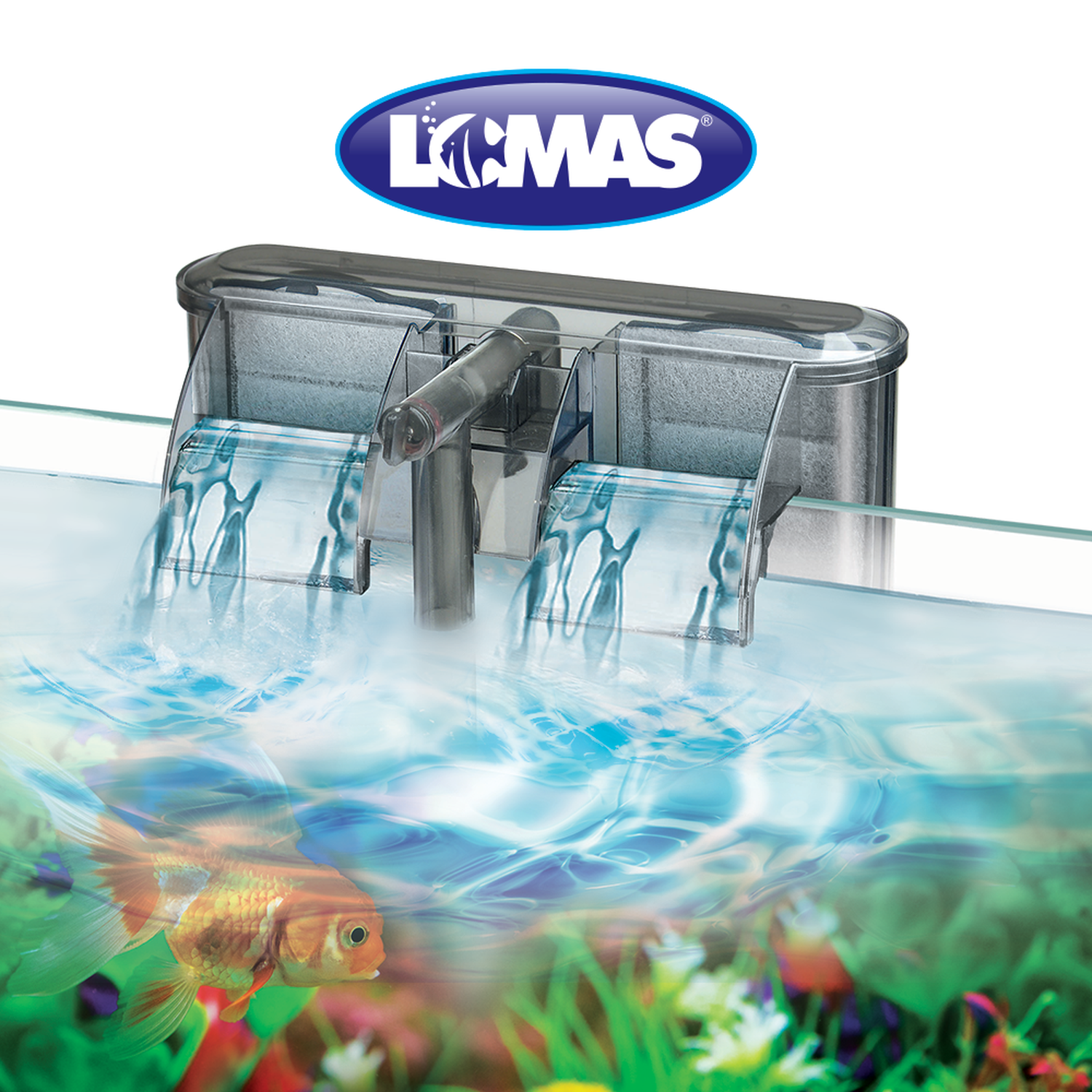 Lomas Filtro externo pecera de cascada AquaJet Slim 80litros