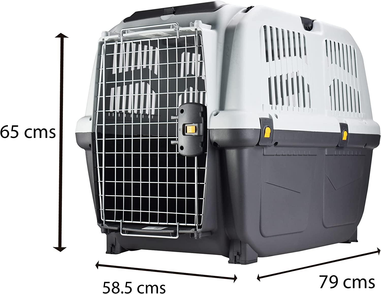 MPS Skudo IATA 5 dog carrier measures: 79x58x65 plane