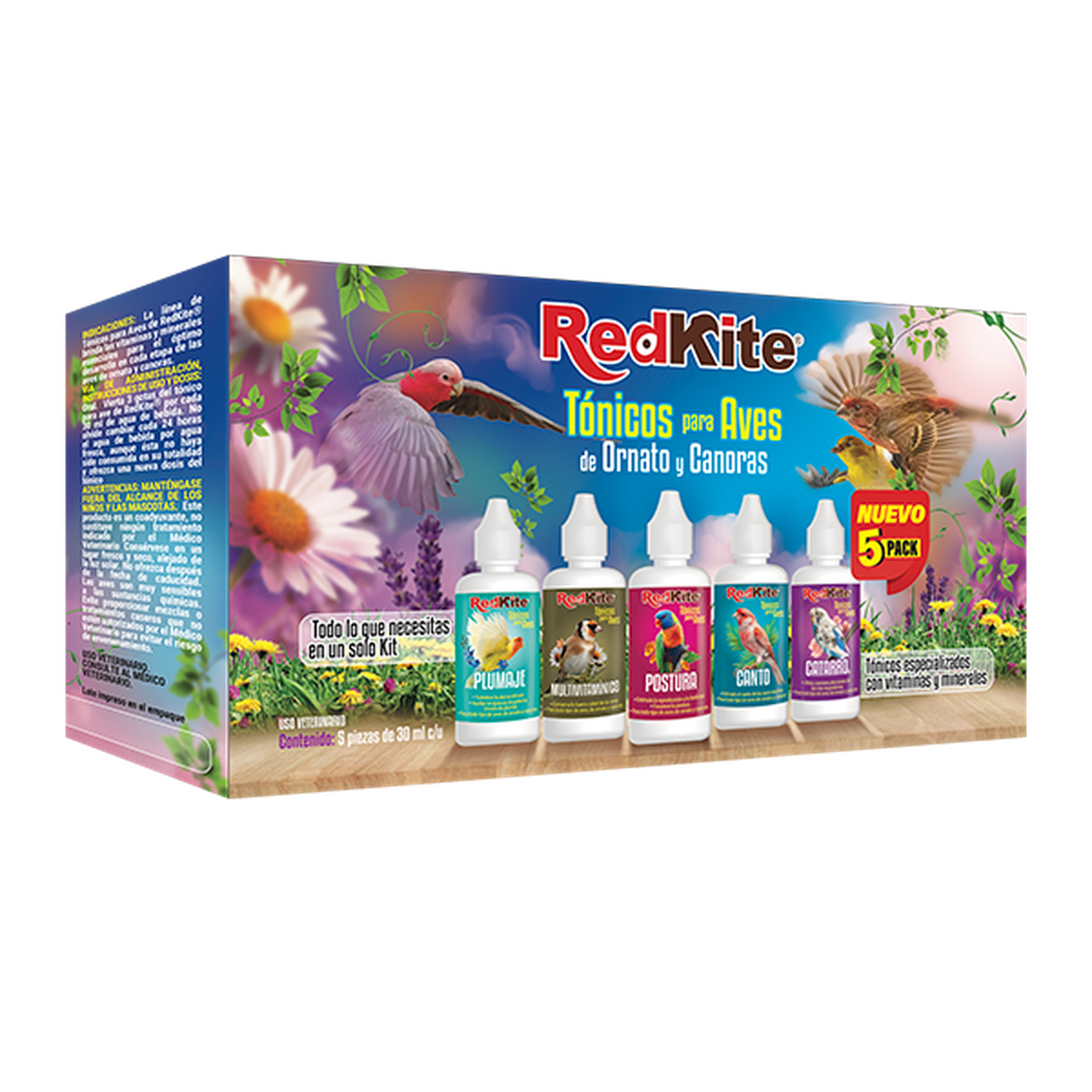Red Kite kit de cuidados para aves surtido postura 5 pack