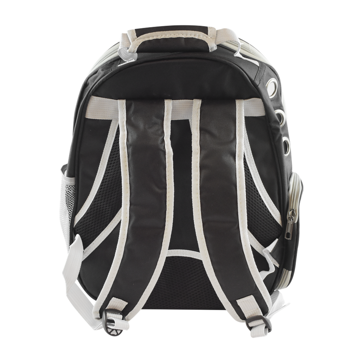 Fancy Pets Mochila transparente para mascotas, perros, gatos o roedores de viaje negra