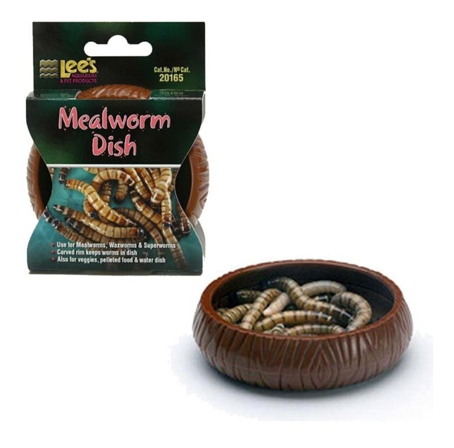 Lee's Plato Para Gusanos larvas insectos Ideal Para Reptiles