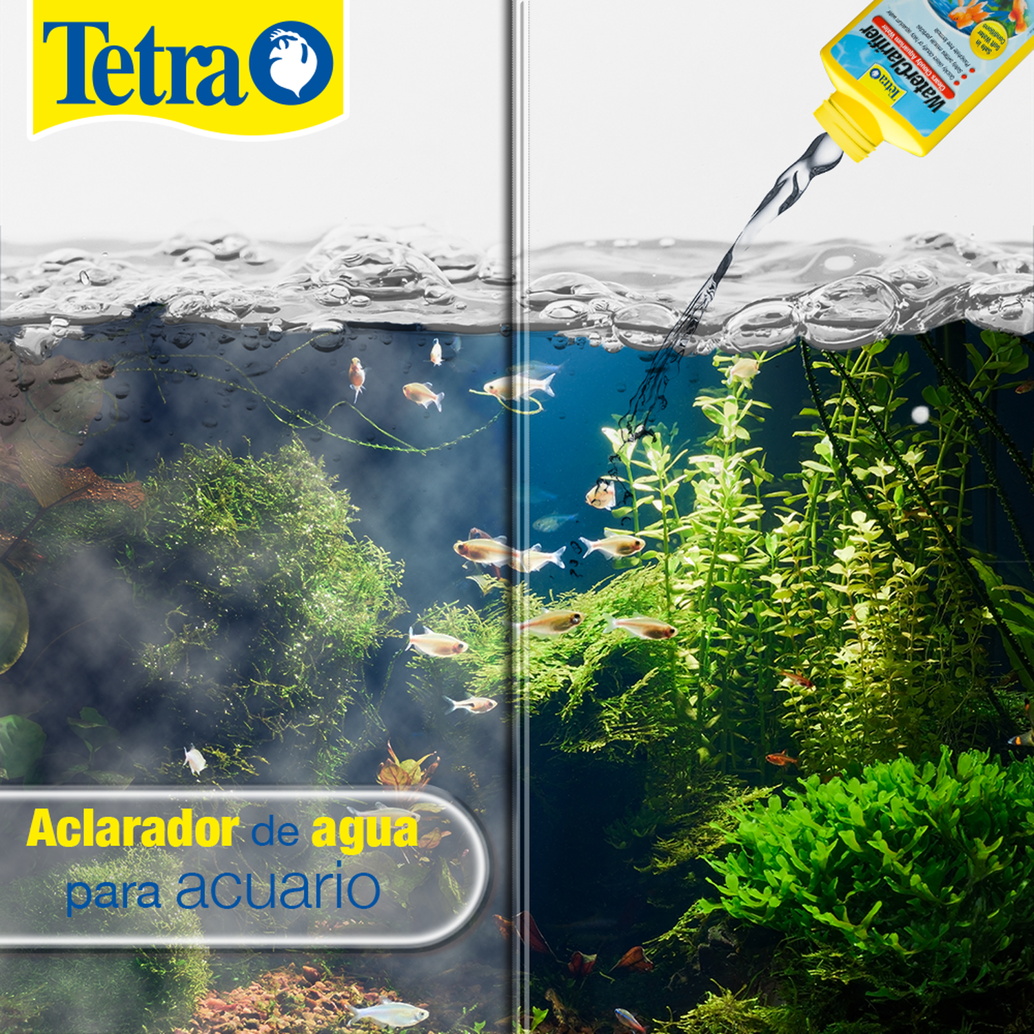 Acondicionador pecera Tetra WaterClarifier 250ml turbidez