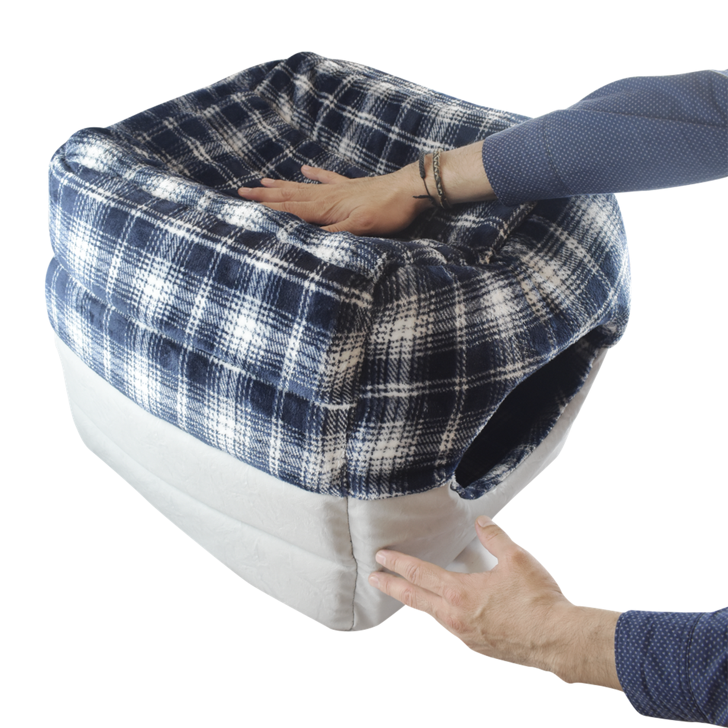 Fancy Pets cama cubo 2 en 1 para perro, colchon o casa