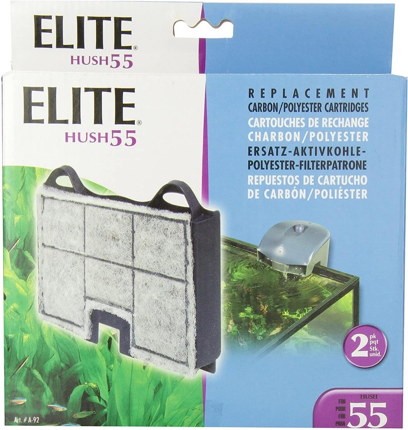 Repuesto Carbon Para Filtro Elite Hush 55 Caja Con 2 Pzas
