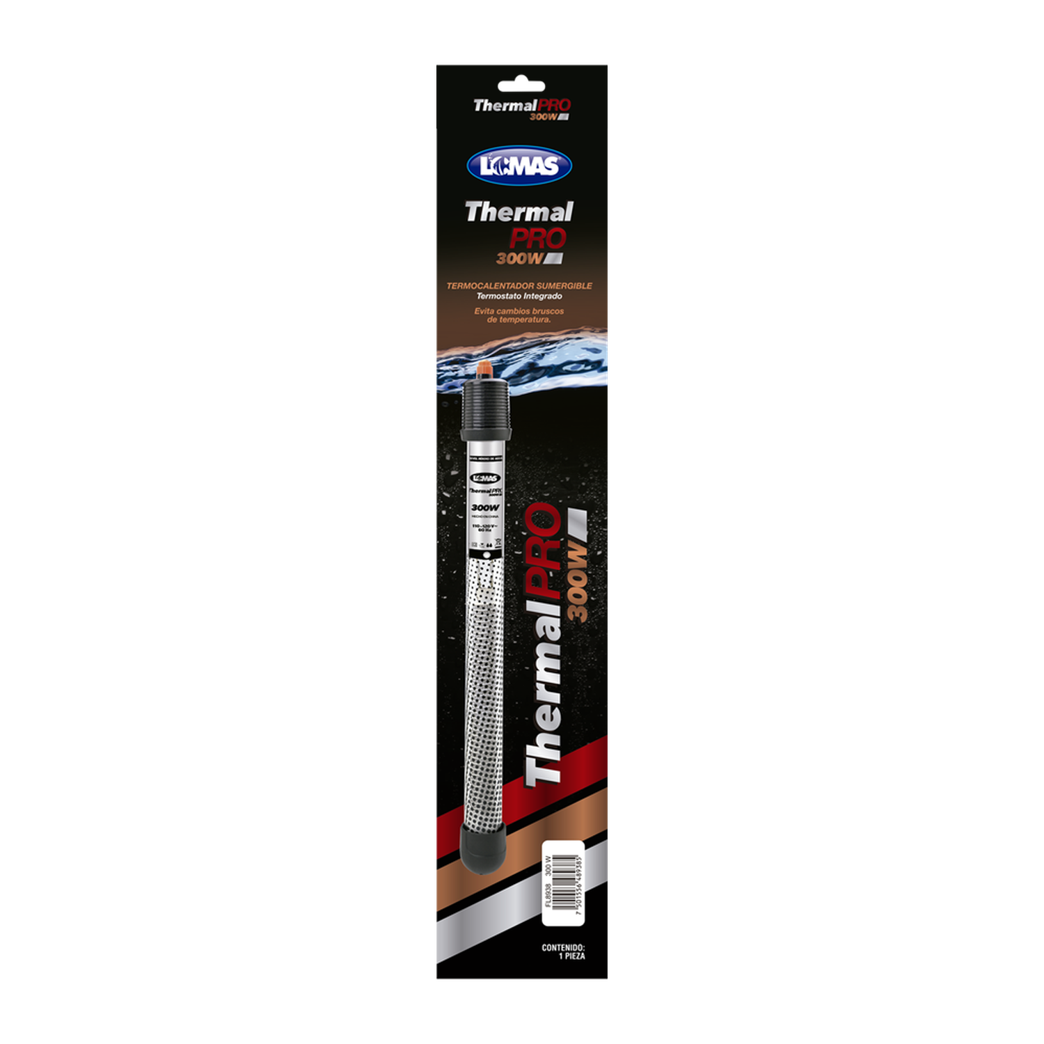 Lomas Calentador peceras acuario Termostato Thermalpro 300 W