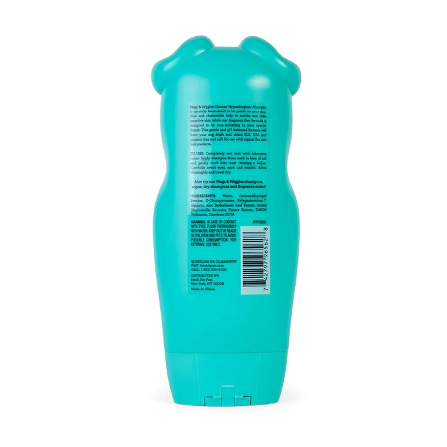 Wags & Wiggles Shampoo perro limpieza profunda mal olor 473mL