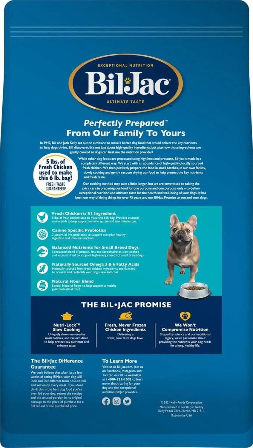 Bil-Jac alimento perro adulto de raza chica 2.72 kg