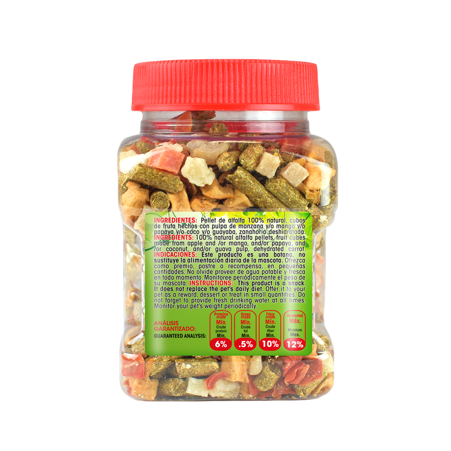 Redkite snack para roedores conejo, cuyo, chinchilla 200grs