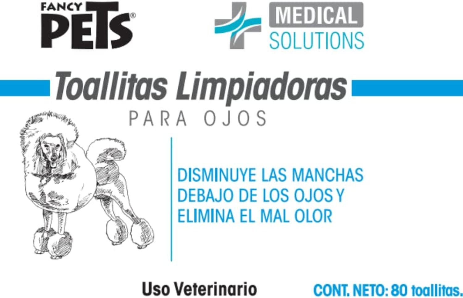 MS Toallitas Limpiadoras de Ojos quita manchas Perros