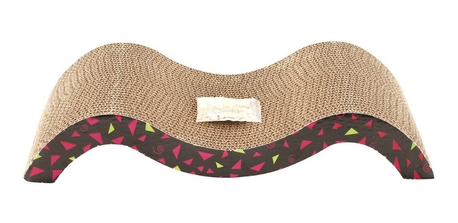 Fancy Pets Rascador Olas Gato 49.5 Cm con bolsita de catnip