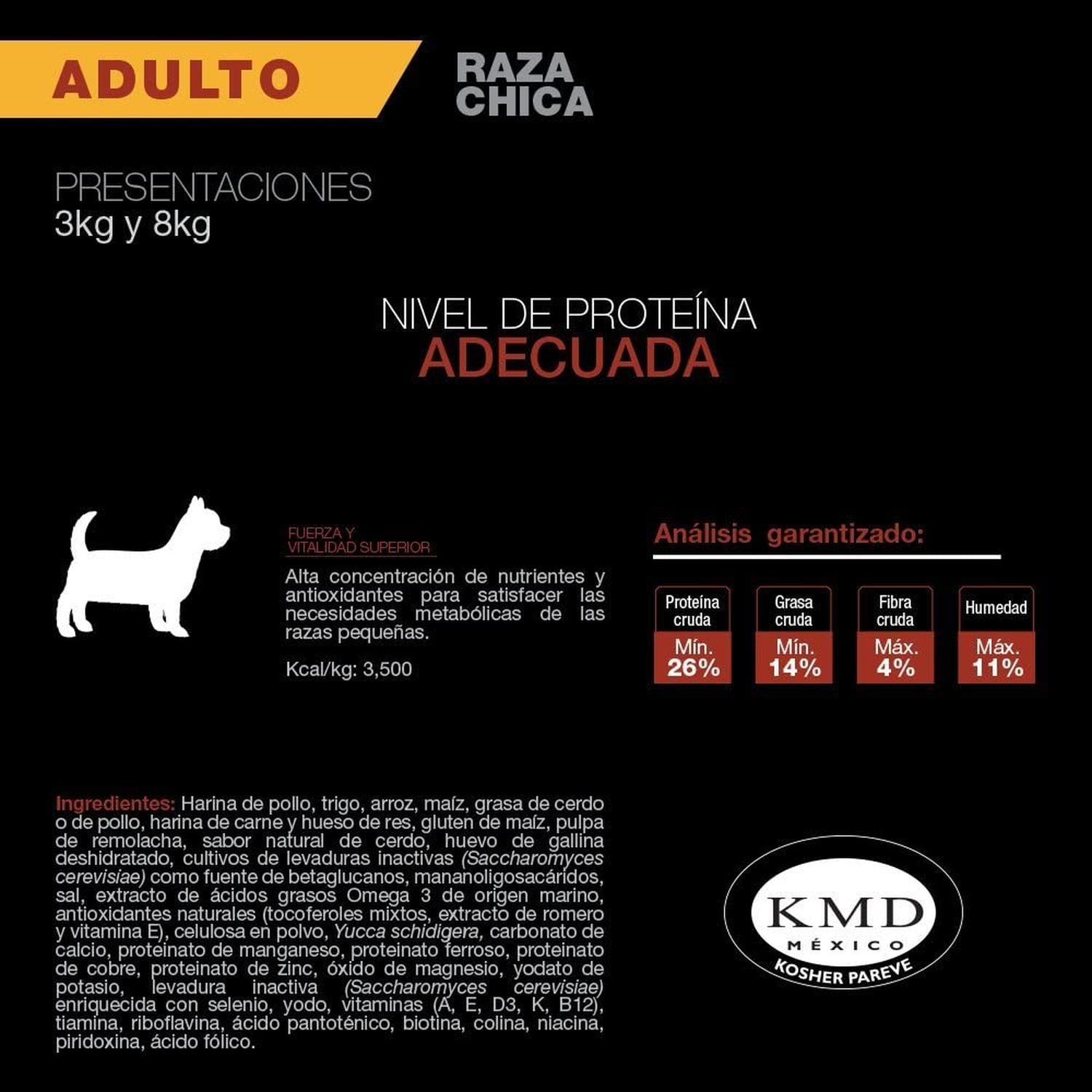 Alimento Perro Raza Chica adulto Perfect Sense De 3 Kilos