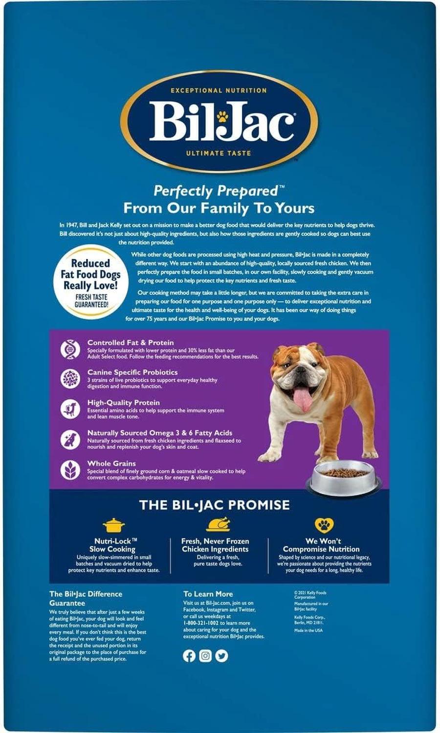 Bil-Jac alimento perro formula reducida en grasa 2.72 kg