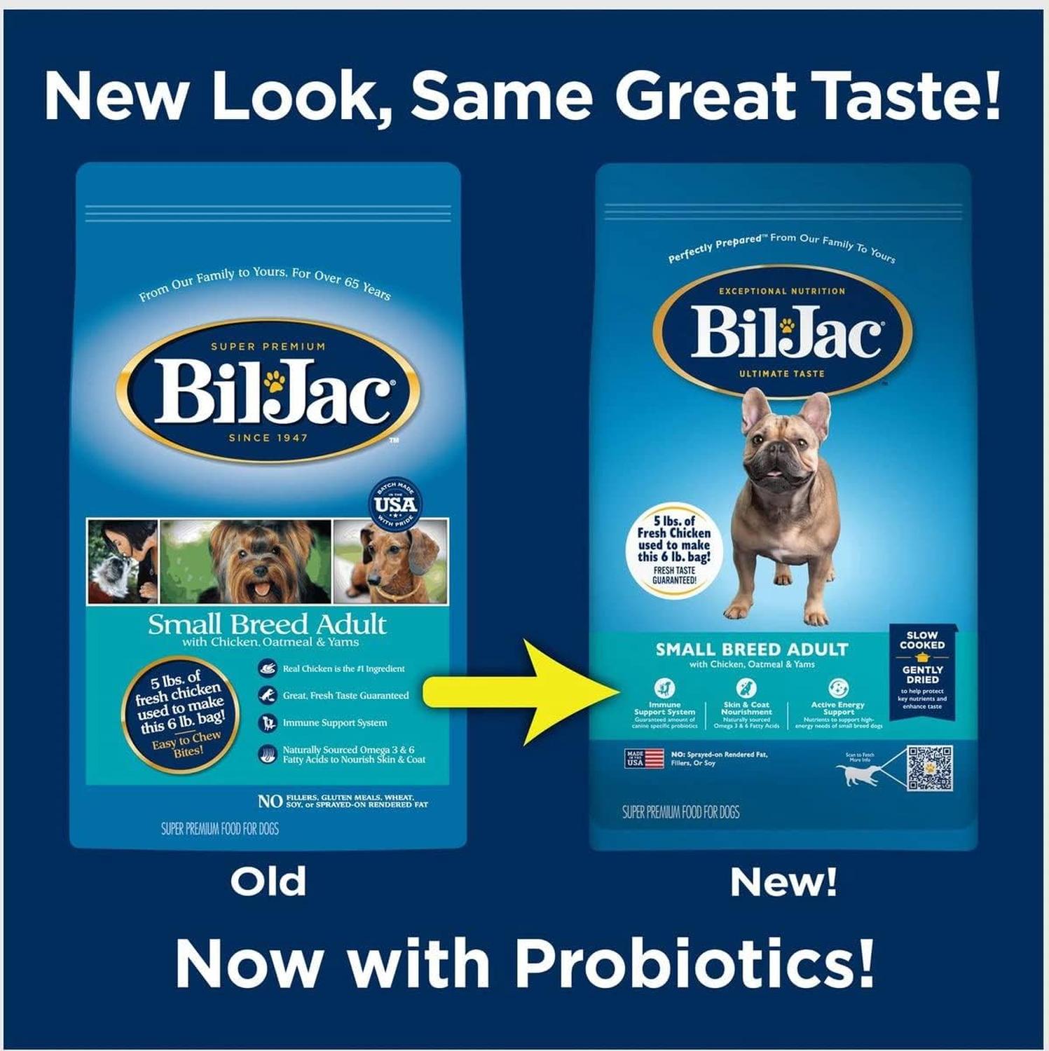Bil-Jac alimento perro adulto de raza chica 2.72 kg
