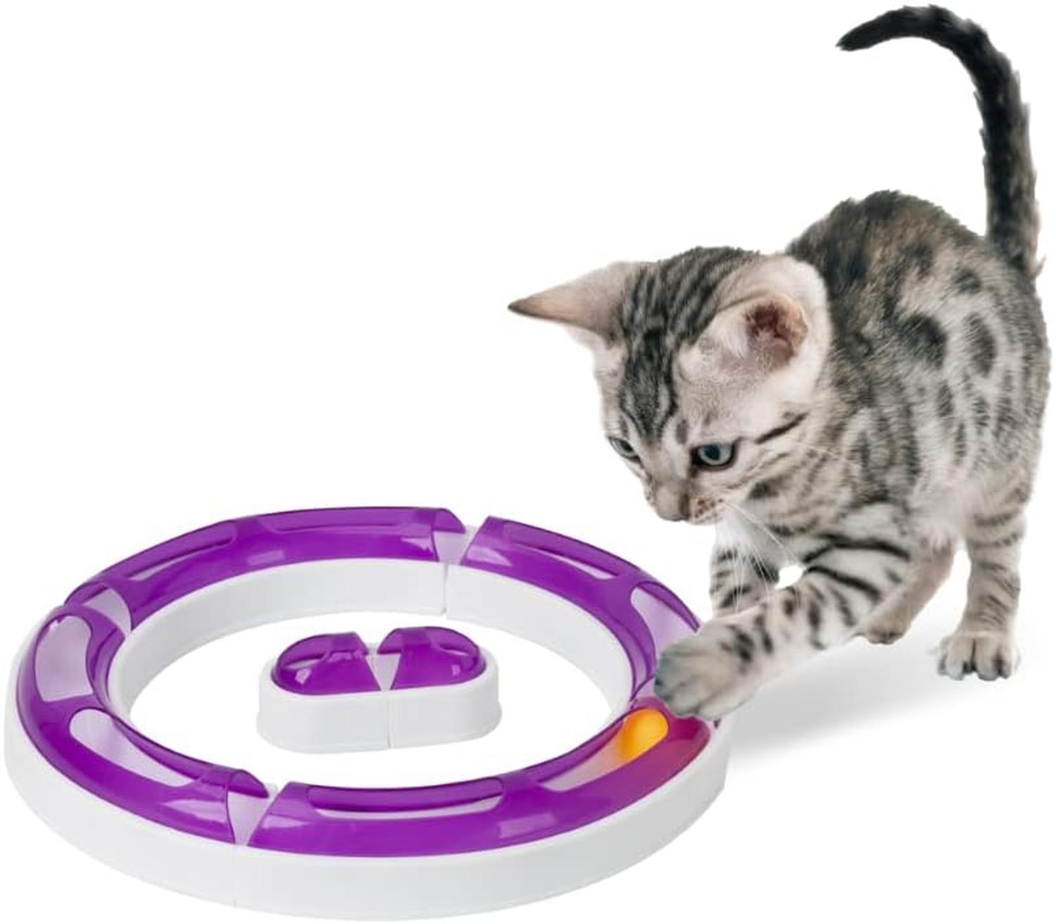 Fancy Pets Juguete para gatos interactivo circuito play 50cms
