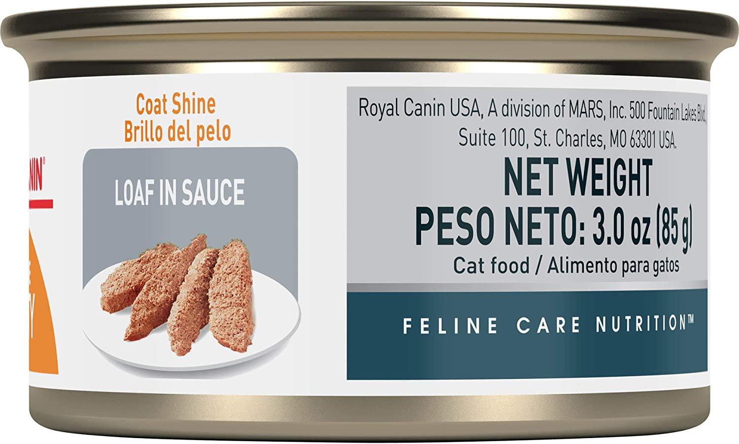 Cat food can Intense Beauty Wet Loaf Royal Canin