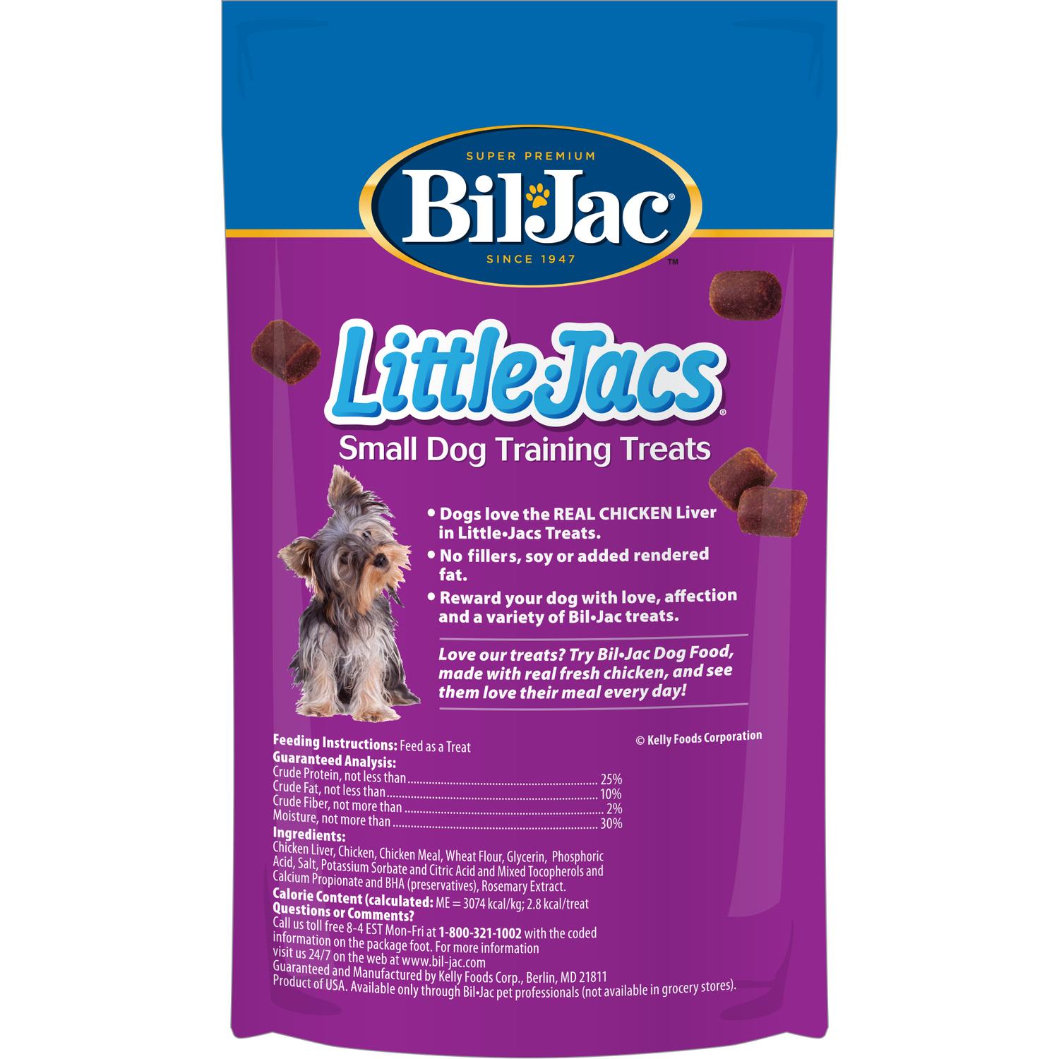 Bil-Jac little Jac premios entrenamiento perro raza chica 113g