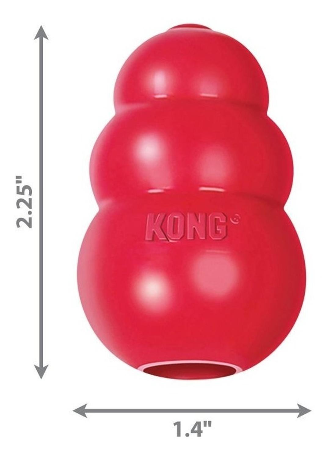 Juguete Para Perros Kong Clásico Extra Chico