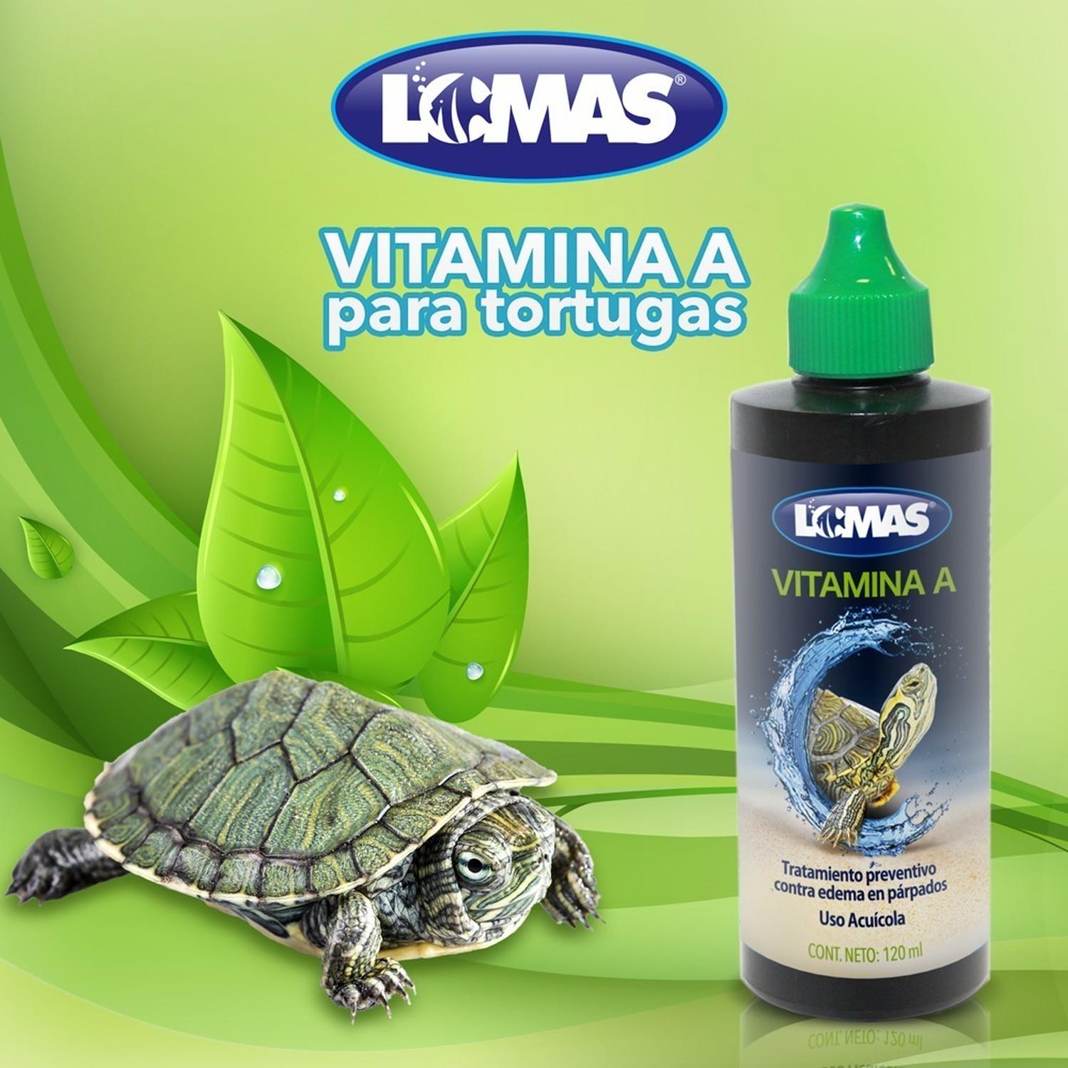 LOMAS Tratamiento Vitamina A Para Tortugas De 120 Ml/ 4 Oz.