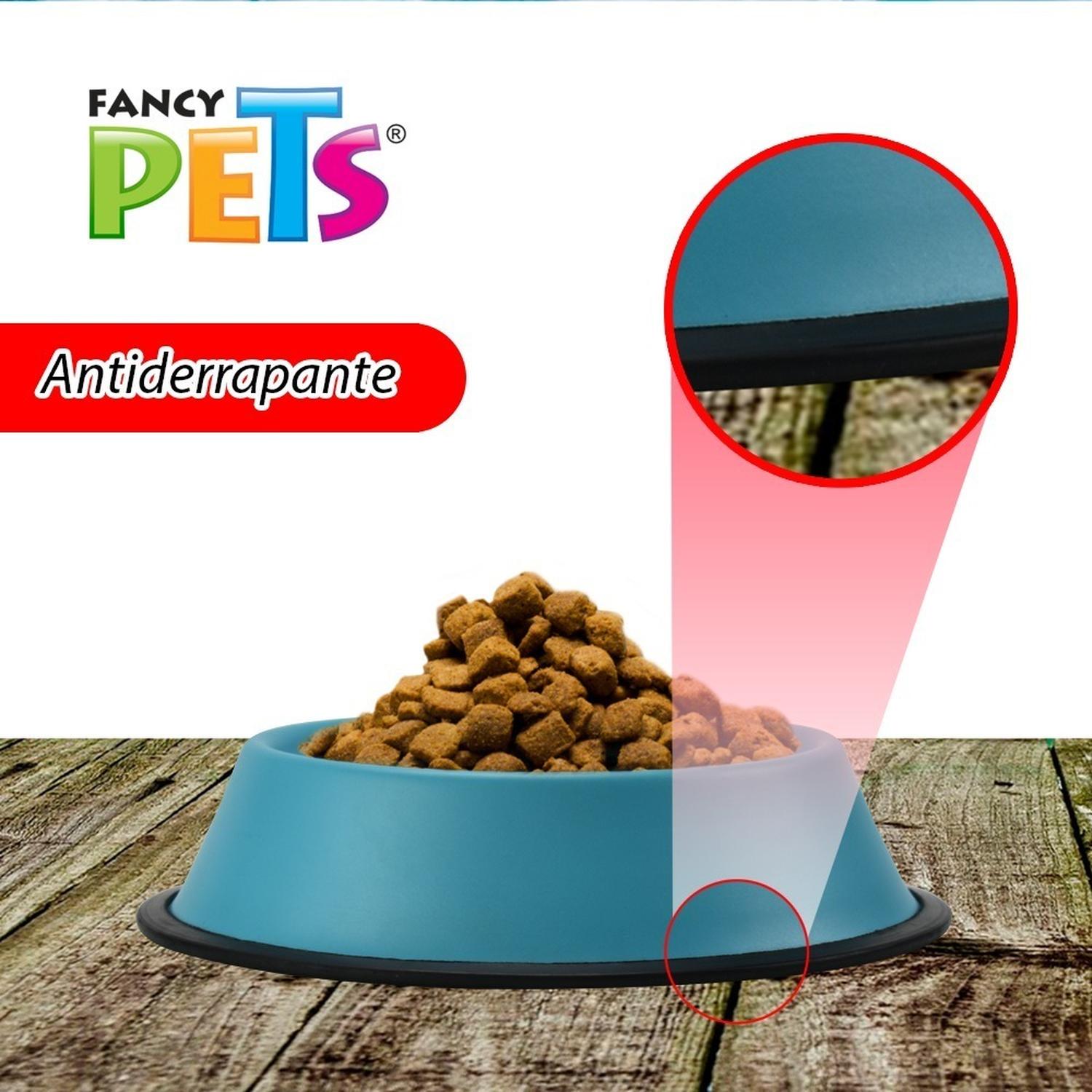 Steel Dog Bowl Assorted Colors 8 Oz