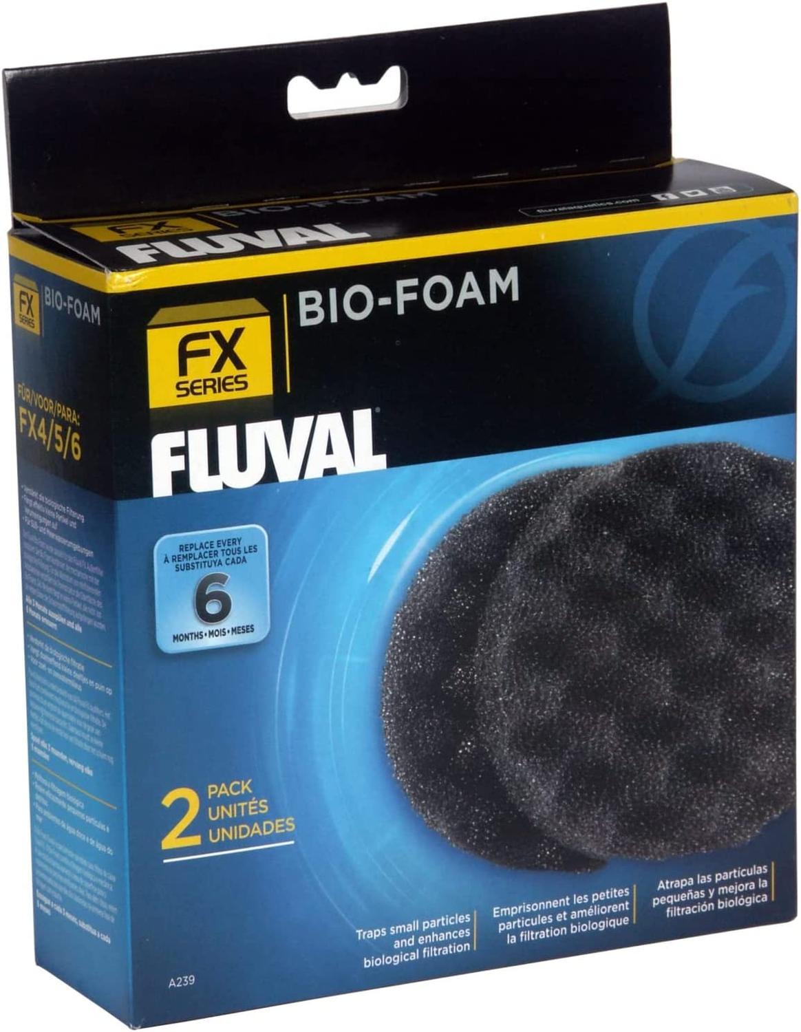 Repuesto Esponja foam Biofoam Carbón Fluval FX4 FX5 FX6
