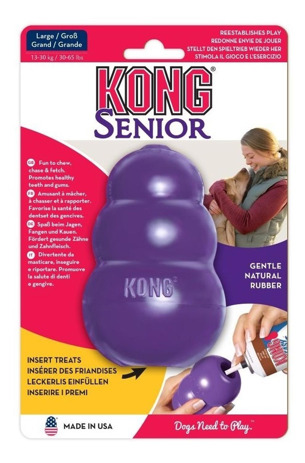 Juguete Para Perros Kong Senior Rellenable Grande