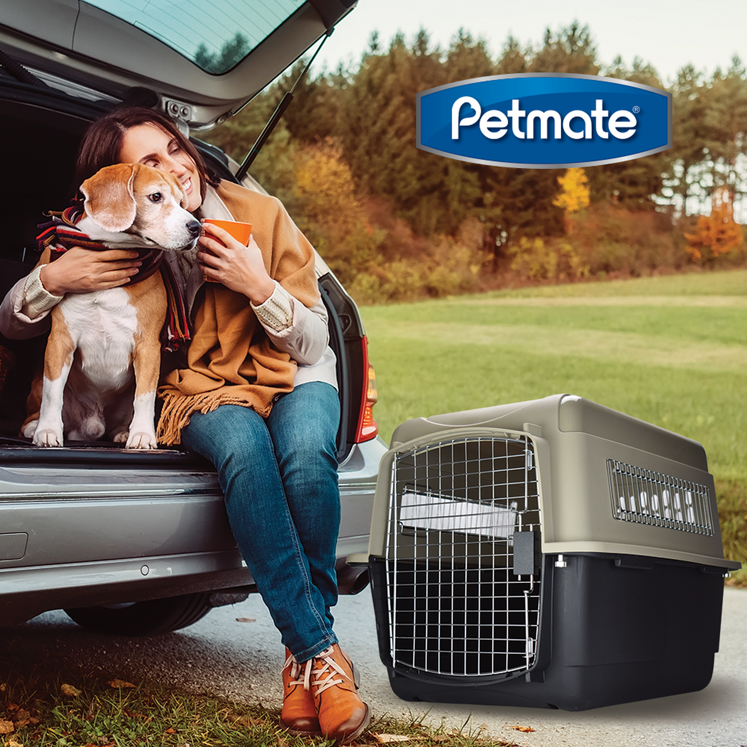Transportadora Vari Kennel Grande Mide:91x63x68 Para Perros