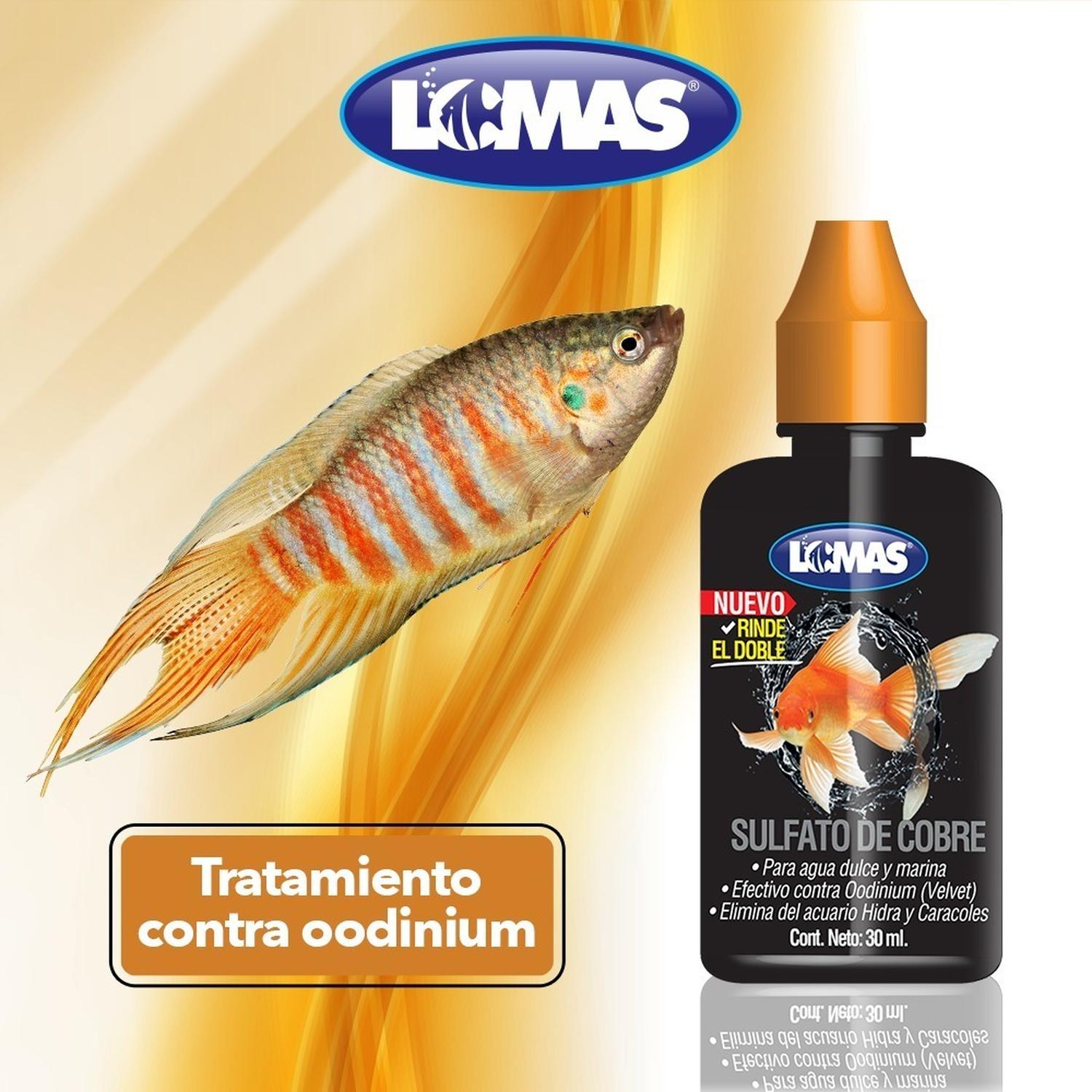 Sulfato De Cobre 30 Ml, Velvet Hidra Y Caracoles pecera