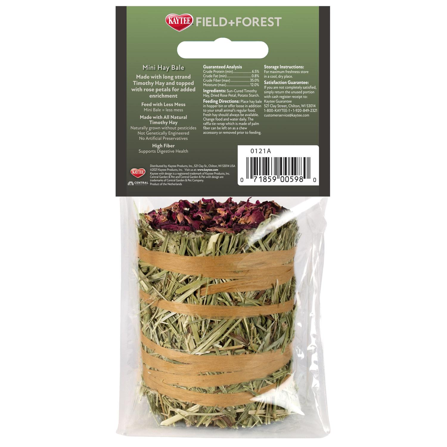 Mini Pacas Field&Forest heno Timothy Gold con con rosas