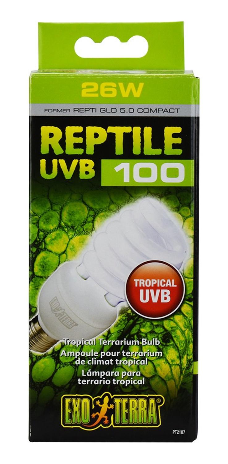 ExoTerra foco ReptiGlo 5.0 26w tortuga anolis camaleon