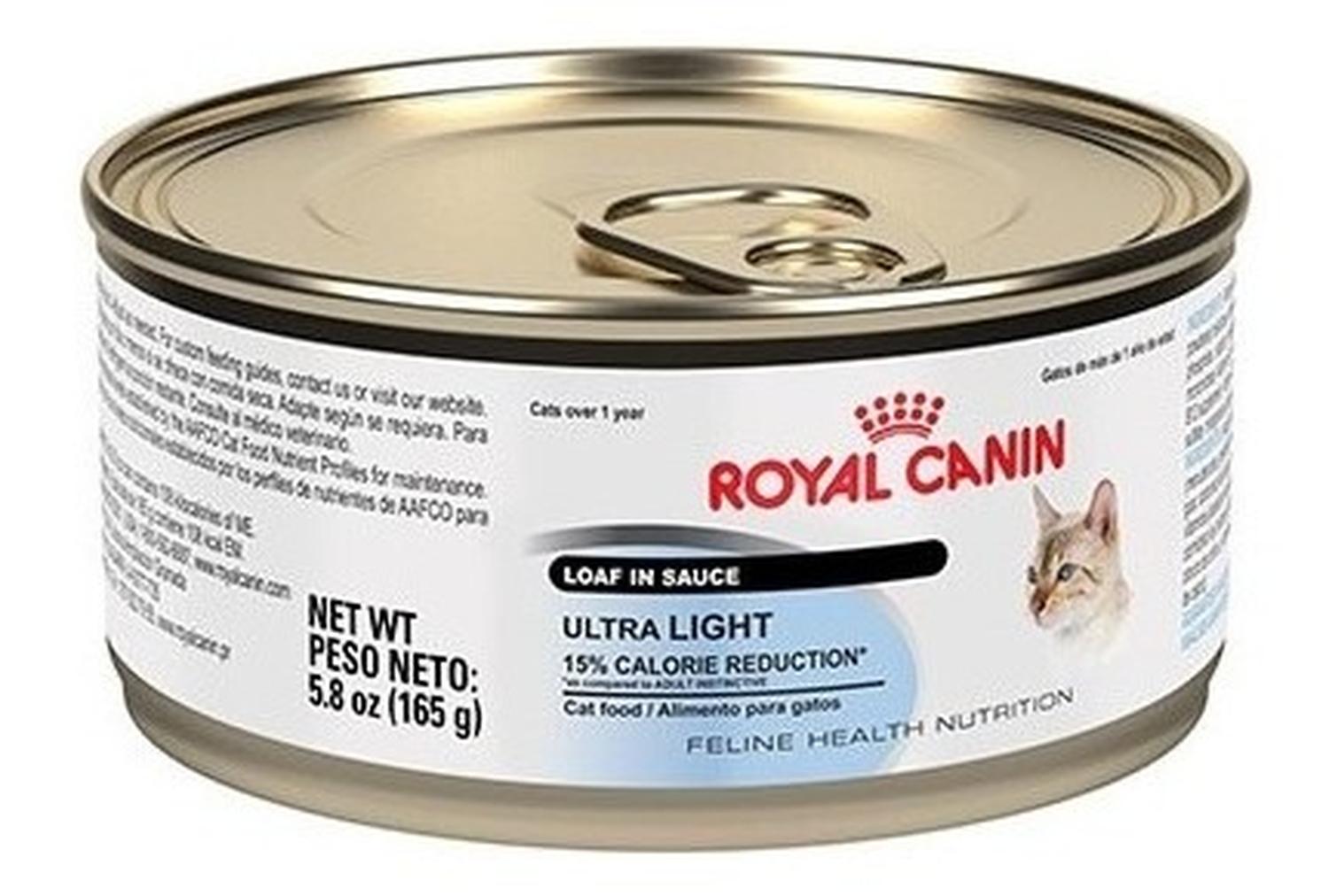 Alimento Ultra Light Wet Loaf Lata Royal Canin Size Health