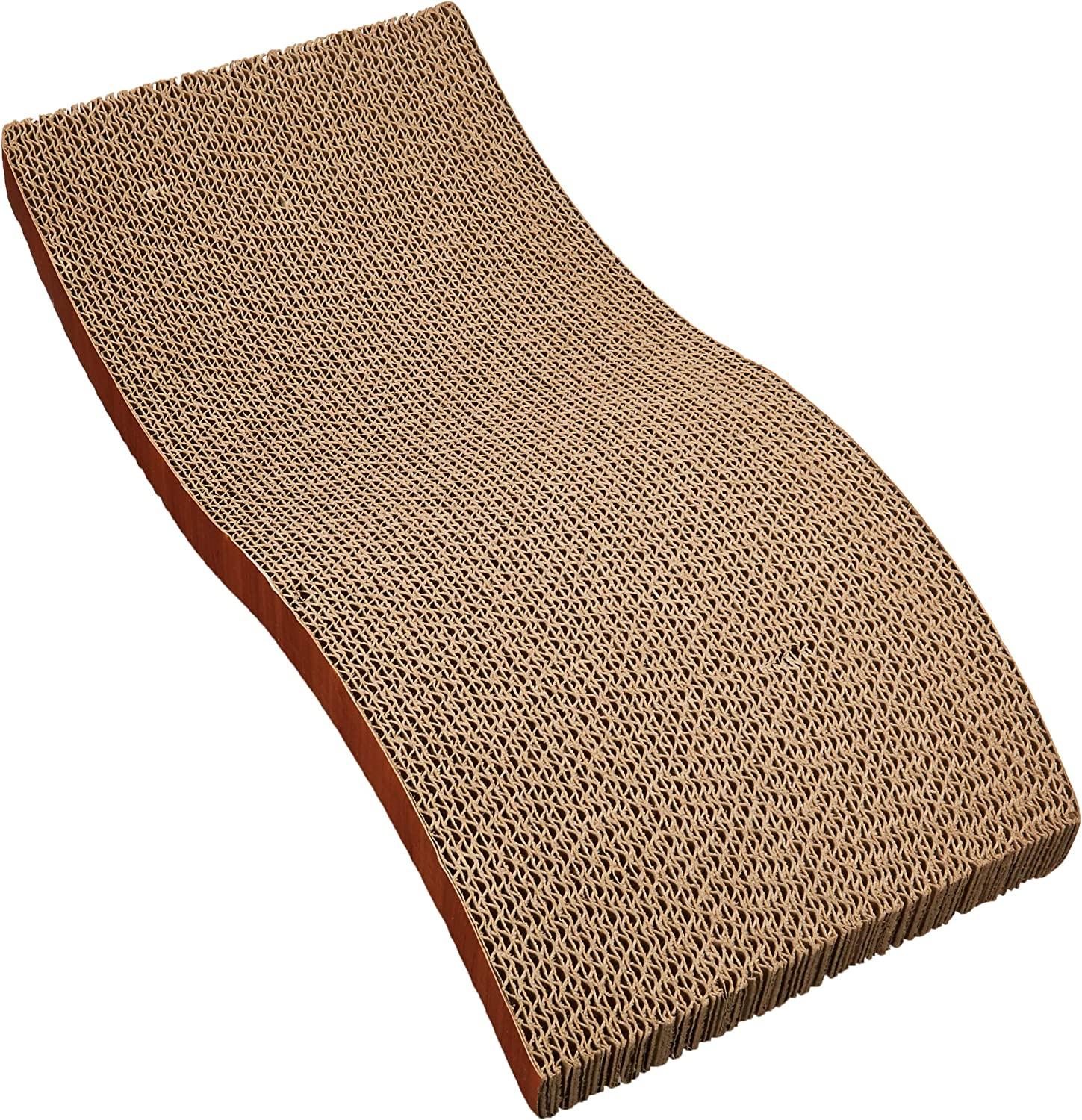 Rascador De Onda Para gato 44 Cm con bolsita de catnip
