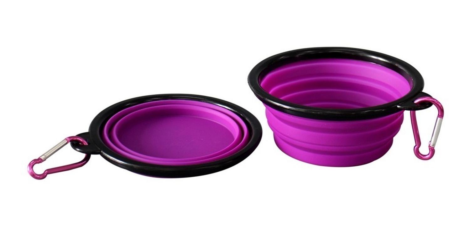 Plato Plegable De Viaje Para Perro En Variedad De Colores